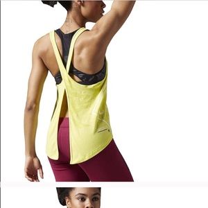 Reebok open back tank